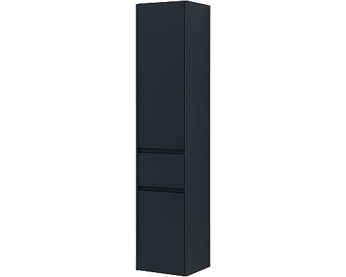 Шкаф пенал Aquanet Бруклин 35 310138 подвесной Антрацит матовый