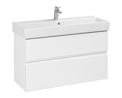 Тумба под раковину Roca Oleta 100 A857641806 подвесная Белый глянец