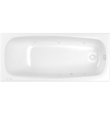Акриловая ванна Whitecross Layla Slim 180x80 с гидромассажем