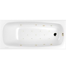 Акриловая ванна Whitecross Layla Slim 180x80 с гидромассажем