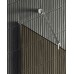 Душевая перегородка Maybah Glass 1090x1950 в широком профиле Хром матовый стекло бронзовое
