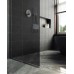 Душевая перегородка Maybah Glass 1090x1950 в узком профиле Хром матовый стекло графитовое матовое
