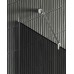 Душевая перегородка Maybah Glass 1090x1950 в узком профиле Хром матовый стекло графитовое матовое