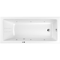Акриловая ванна Whitecross Wave 170x75 с гидромассажем