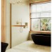 Душевая перегородка Maybah Glass 1090x1950 в широком профиле Золото стекло сатиновое
