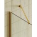 Душевая перегородка Maybah Glass 1090x1950 в широком профиле Золото стекло сатиновое
