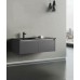 Тумба с раковиной Orka Lisbon 90 5001430 подвесная Серая матовая