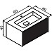 Тумба с раковиной Orka Cube 80 3000373 подвесная Бежевая матовая Белая