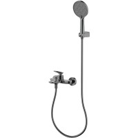 Смеситель для ванны AQUAme Como Оружейный металл