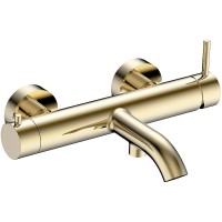 Смеситель для ванны AQUAme Siena Шлифованное золото