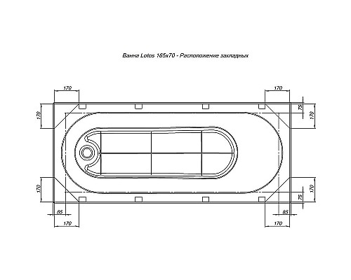 Акриловая ванна Aquanet Lotos 165x70 330873 без гидромассажа Акриловая ванна Aquanet Lotos 165x70 330873 без гидромассажа