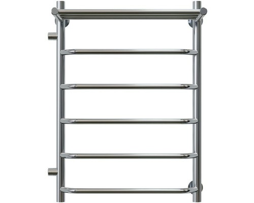 Водяной полотенцесушитель Aringa Римини 50x80x50 L AR03022CH с полкой Хром
