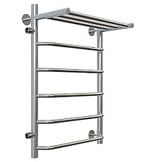 Водяной полотенцесушитель Aringa Римини 50x80x50 L AR03022CH с полкой Хром