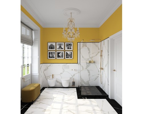 Комплект унитаза с инсталляцией Aqueduto Ovo AQDS026 с сиденьем Микролифт и Черной матовой клавишей смыва