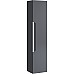 Шкаф пенал Aqwella Cube 30 CUB0503GR подвесной Серый матовый