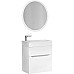 Тумба под раковину Jorno Folk 55 Folk.01.55/P/W/JR подвесная Белая