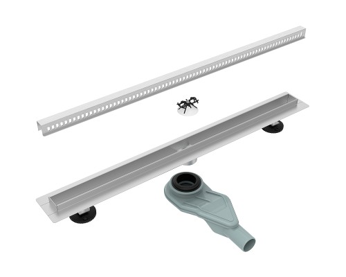 Душевой лоток Esbano Slim 80 S-SIDE-80MC с решеткой Хром матовый