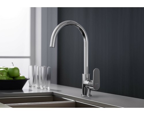 Смеситель для кухни Aquatek Оберон AQ1282CR Хром