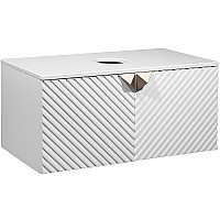 Тумба под раковину Runo Андорра 85 00-00002019 подвесная Белая