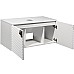 Тумба под раковину Runo Андорра 85 00-00002019 подвесная Белая