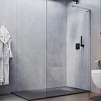 Душевая перегородка Veconi Korato KR-77 100 KR77-100-01-C8 профиль Хром стекло прозрачное