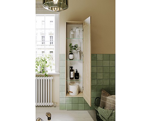 Шкаф пенал Aqwella Astrid 35 AST0535DD подвесной Дуб Давос