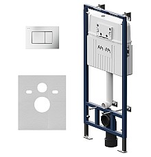 Инсталляция AM.PM MasterFit I012710.0231 для унитаза с клавишей смыва Хром матовый