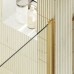 Душевая дверь Maybah Glass MGD-809-3 900x1980 на монопетле Золото стекло прозрачное