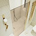 Душевая дверь Maybah Glass MGD-799-3 600x1980 на монопетле Золото стекло бронзовое матовое
