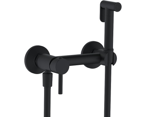 Гигиенический душ со смесителем RGW Shower Panels SP-215B 581408215-04 Черный матовый