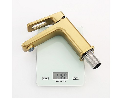 Смеситель для раковины Raglo R51.10.03 Золото матовое