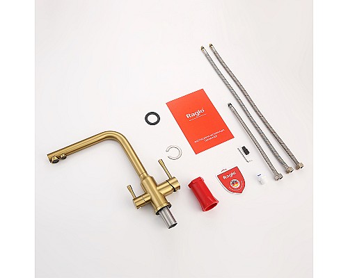 Смеситель для кухни Raglo R81.61.03 Золото матовое