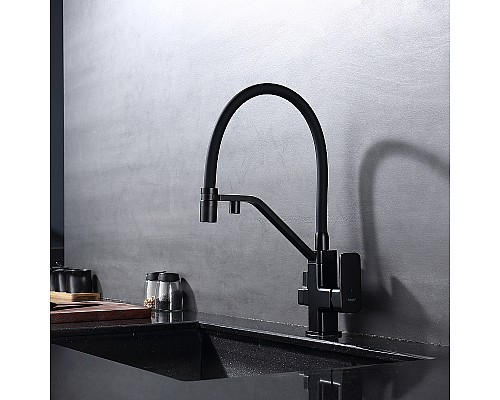 Смеситель для кухни Raglo R85.62.06 Черный матовый