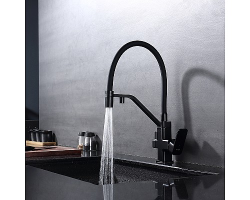 Смеситель для кухни Raglo R85.62.06 Черный матовый