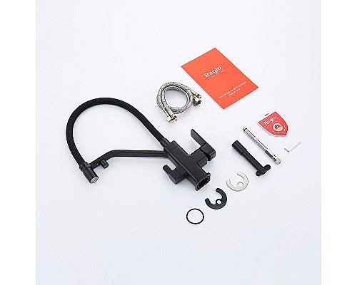 Смеситель для кухни Raglo R85.62.06 Черный матовый