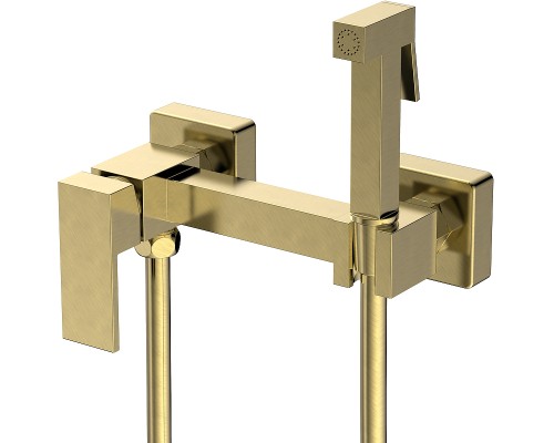 Гигиенический душ со смесителем Splenka S98.51.03 Золото матовое