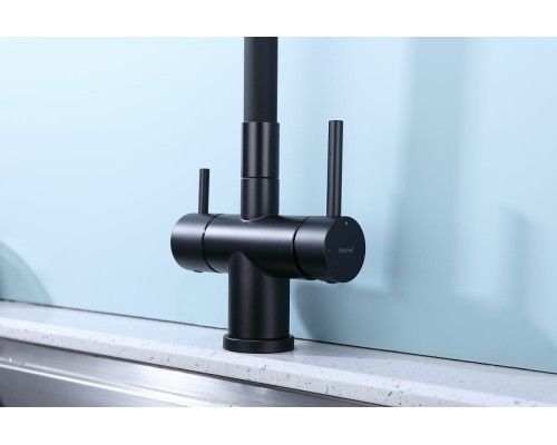 Смеситель для кухни Splenka S70.64.06 Черный матовый