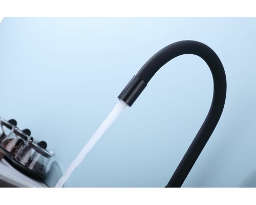 Смеситель для кухни Splenka S70.64.06 Черный матовый