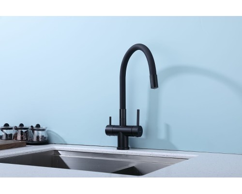 Смеситель для кухни Splenka S70.64.06 Черный матовый