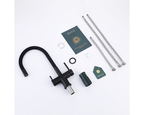 Смеситель для кухни Splenka S70.64.06 Черный матовый