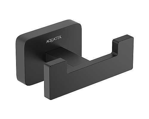 Двойной крючок Aquatek Либра AQ4302MB Черный матовый