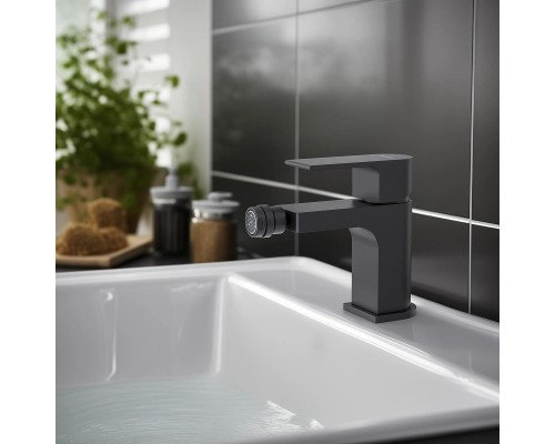 Смеситель для биде Aquatek Лира AQ1418MB Черный матовый