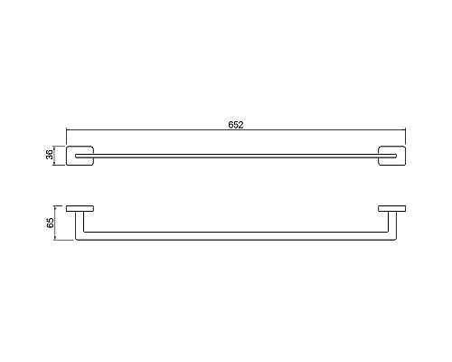 Полотенцедержатель Aquatek Либра AQ4314CR Хром