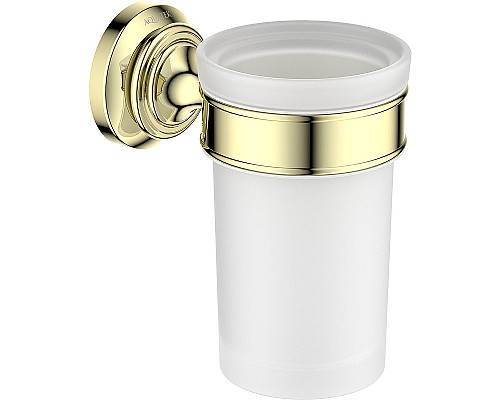 Стакан для зубных щеток Aquatek Классик AQ4527PG Полированное золото