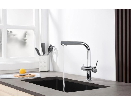 Смеситель для кухни Aquatek Европа AQ1385CR Хром