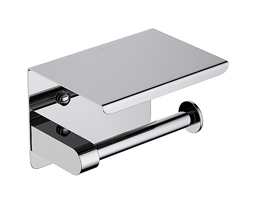 Держатель туалетной бумаги Aquatek Европа AQ4939CR с полкой Хром