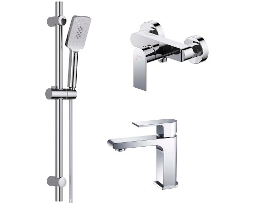 Комплект смесителей Aquatek Лира AQ1431CR Хром