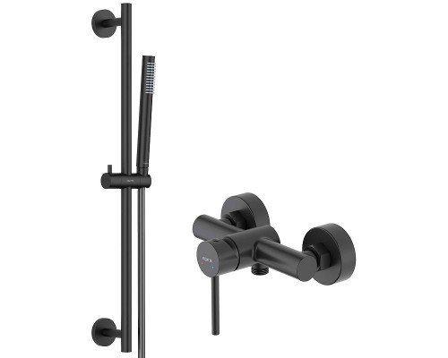 Смеситель для душа Aquatek Европа AQ1332MB Черный матовый