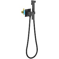 Гигиенический душ со смесителем Aquatek Либра AQ1022MB Черный матовый