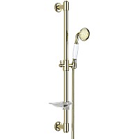 Душевой гарнитур Aquatek Классик 1 jet AQ2020PG Полированное золото